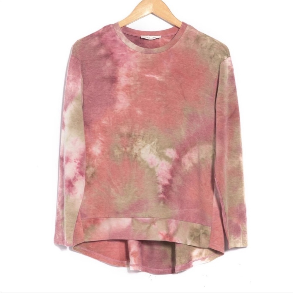 White Willow Tie Dye Long Sleeve Pullover Sz Small - Picture 9 of 11